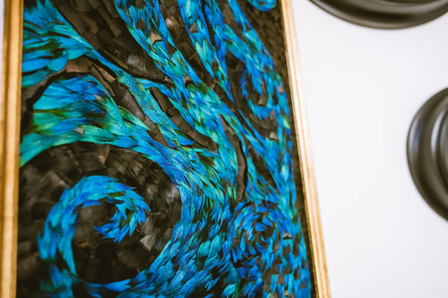 Close-up of the ocean floor painting